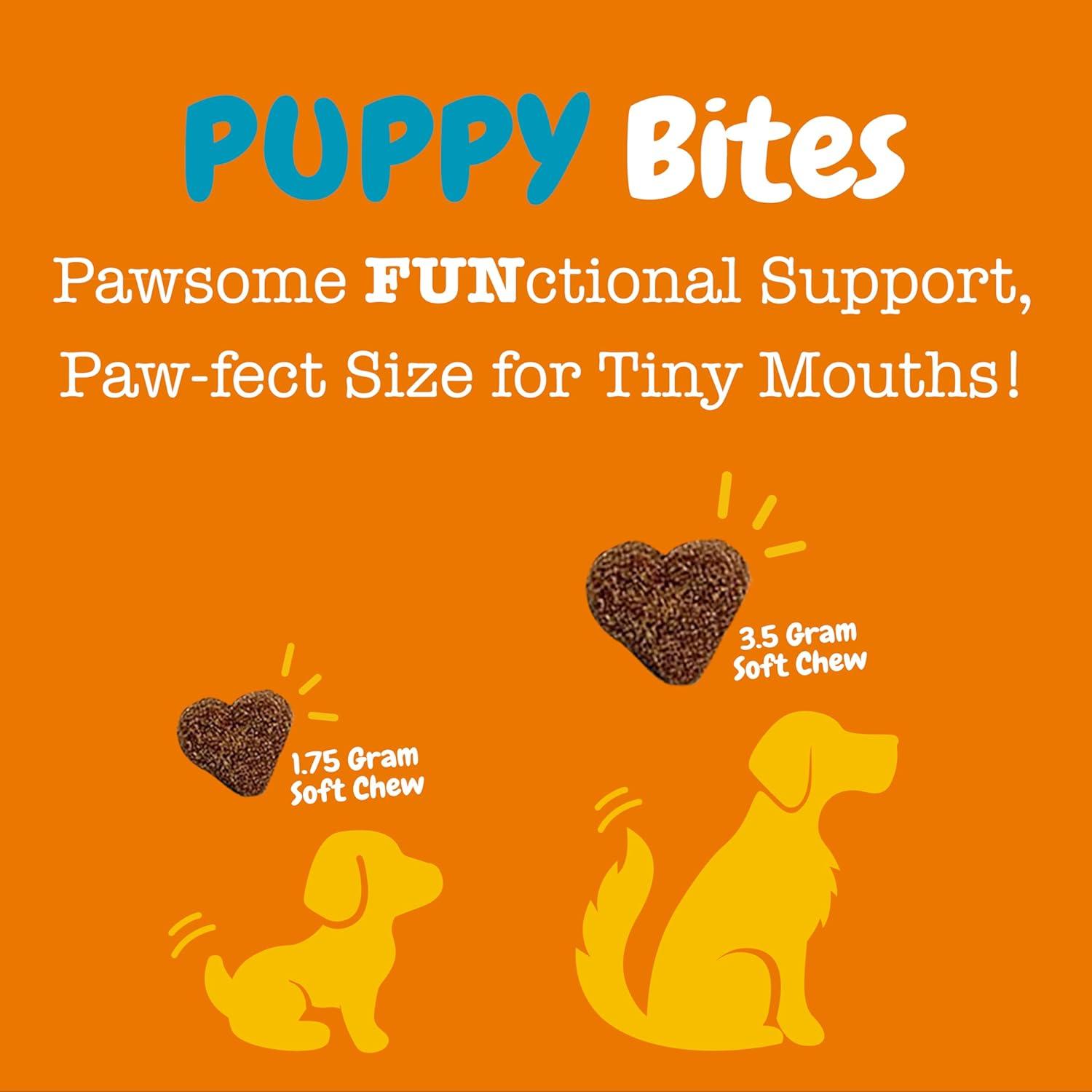 imageZesty Paws Advanced Calming Chews for Dogs  for Everyday Stress Relaxation Composure and Separation Turkey 90 CountTurkey  Puppy