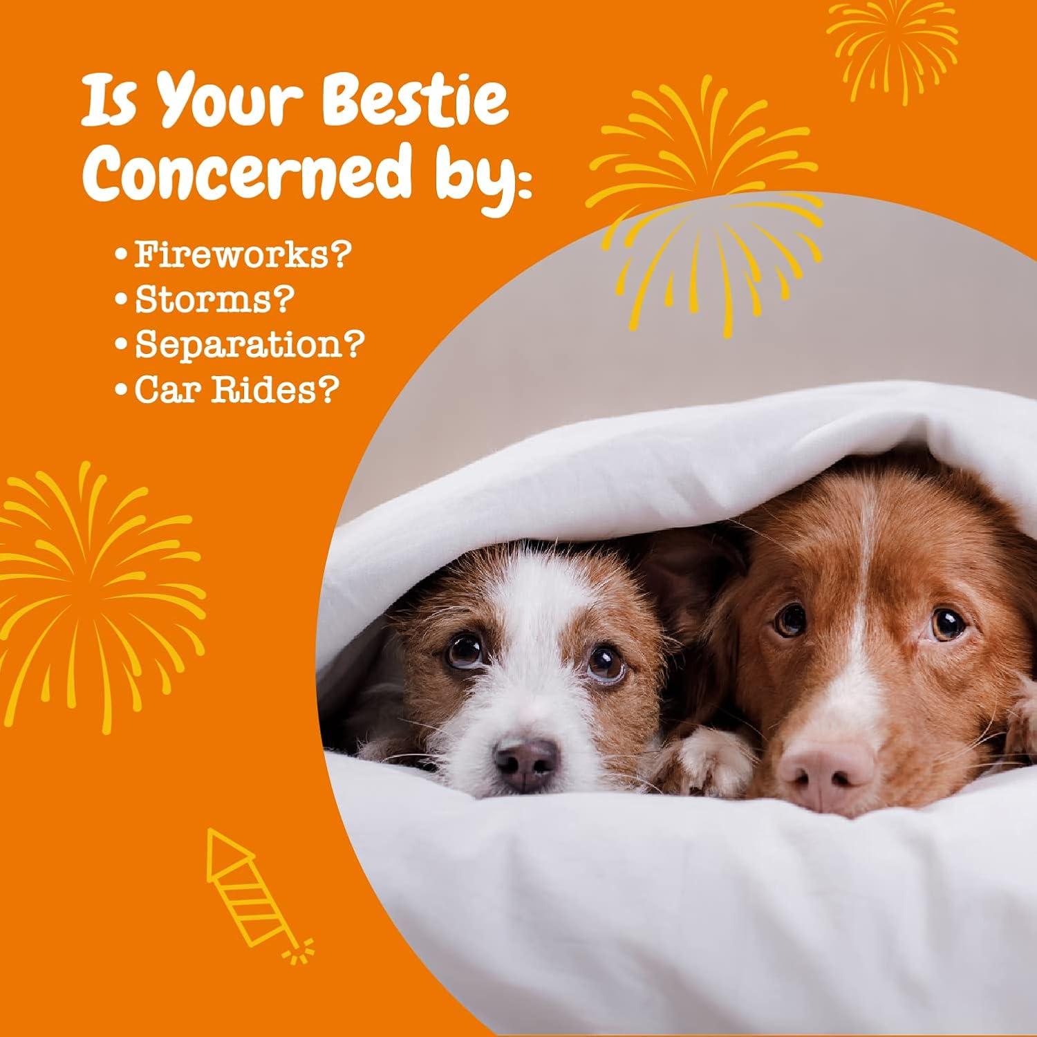 imageZesty Paws Advanced Calming Chews for Dogs  for Everyday Stress Relaxation Composure and Separation Turkey 90 CountTurkey