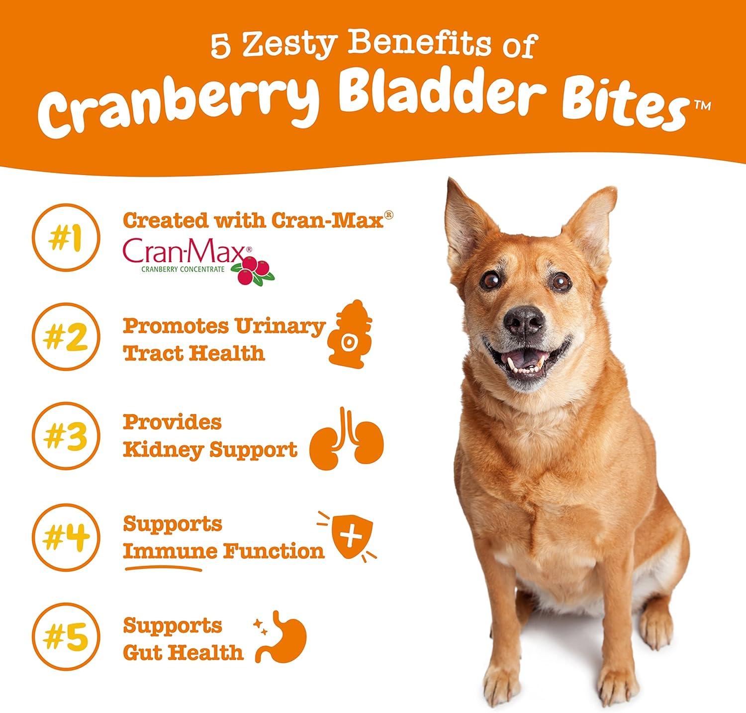 imageZesty Paws Cranberry Supplement for Dogs  Bladder Control for Dogs  Urinary Tract Support  Cranberry Chews  Immune ampamp Gut Support  Chicken  90 CountBacon
