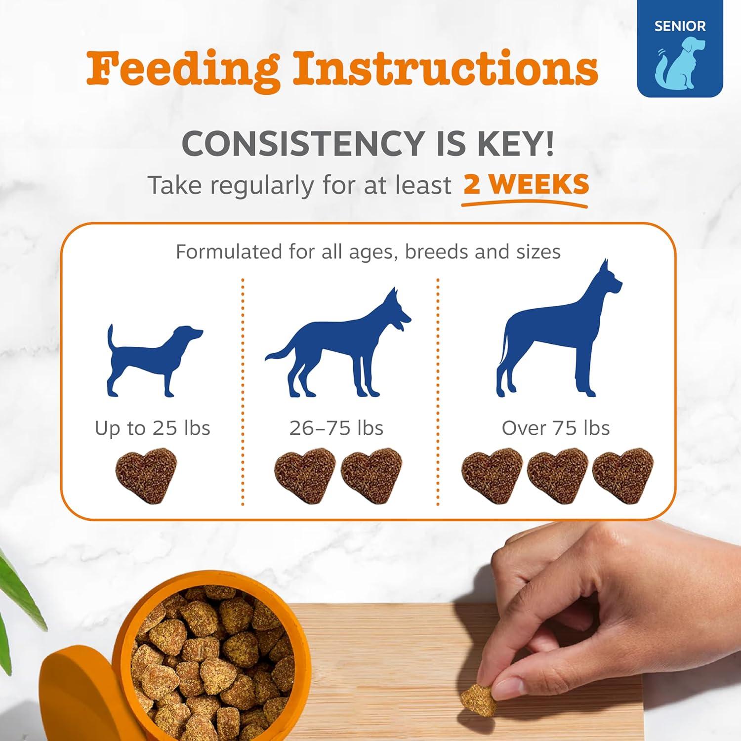 imageZesty Paws Dog Multivitamin Chewable Dog Vitamins and Supplements for Hip ampamp Joints Skin ampamp Coat Omega 3 Fish Oil for Dogs Senior ampamp Puppy Multivitamin  Bison 90ctBeef  Advanced