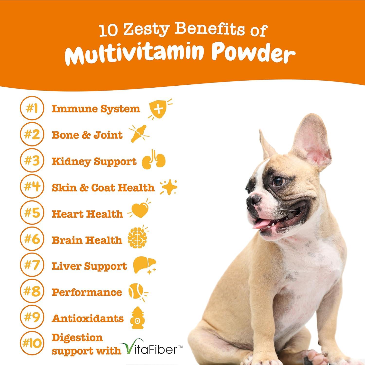 imageZesty Paws Dog Multivitamin Chewable Dog Vitamins and Supplements for Hip ampamp Joints Skin ampamp Coat Omega 3 Fish Oil for Dogs Senior ampamp Puppy Multivitamin  Bison 90ctSalmon