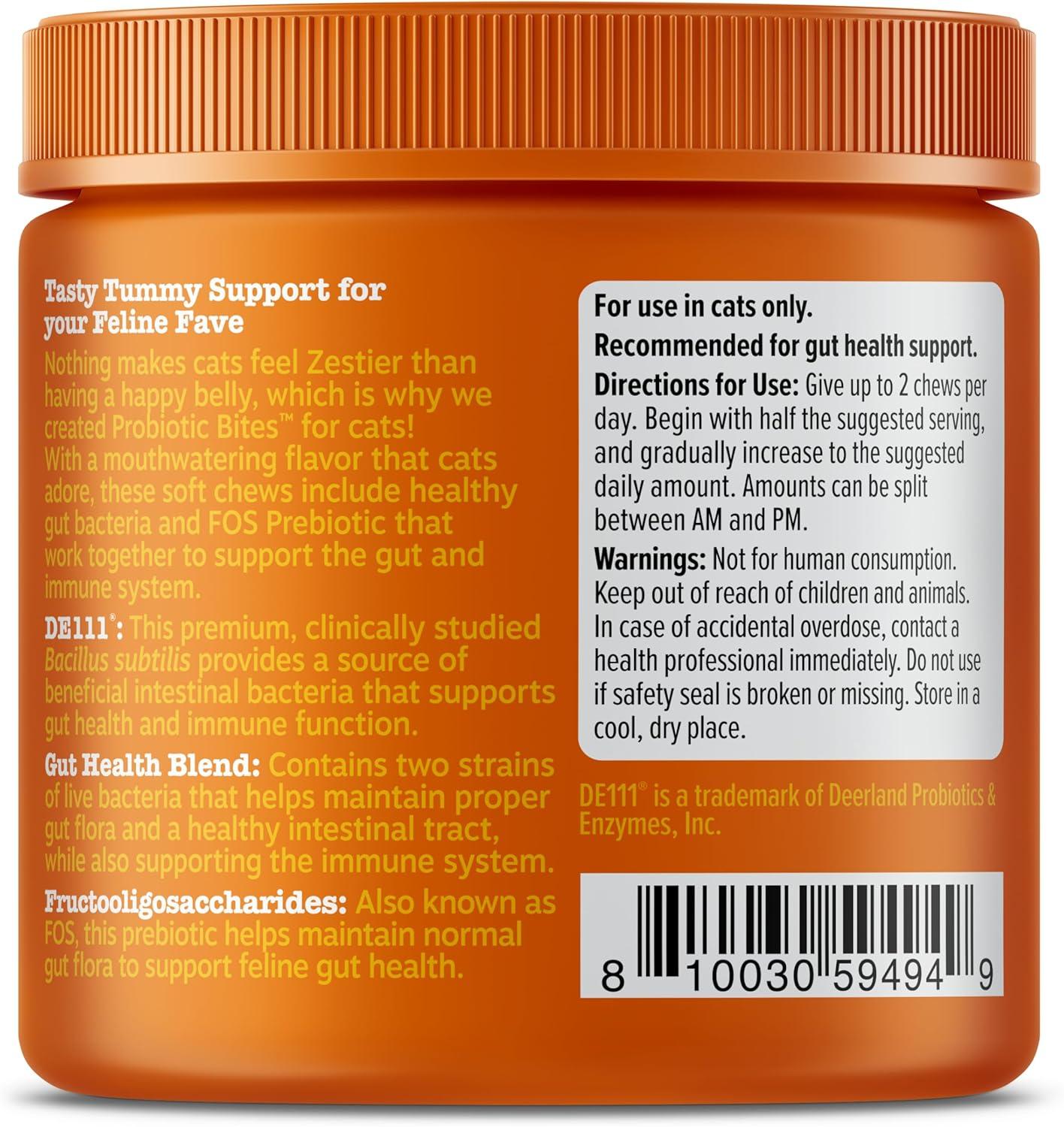 imageZesty Paws Probiotics for Dogs Digestive Enzymes Gut Flora Digestive Health Diarrhea ampamp Bowel Support DE111 Dog Probiotics Soft Chew for Pet Immune System Chicken 90 CtChicken