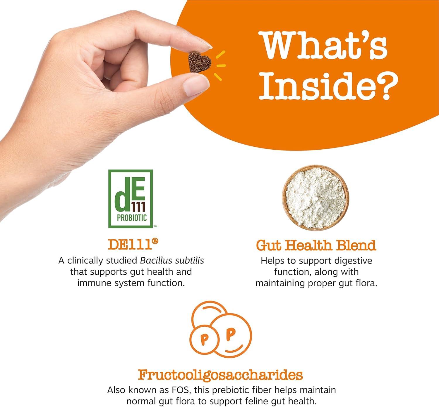 imageZesty Paws Probiotics for Dogs Digestive Enzymes Gut Flora Digestive Health Diarrhea ampamp Bowel Support DE111 Dog Probiotics Soft Chew for Pet Immune System Chicken 90 CtChicken