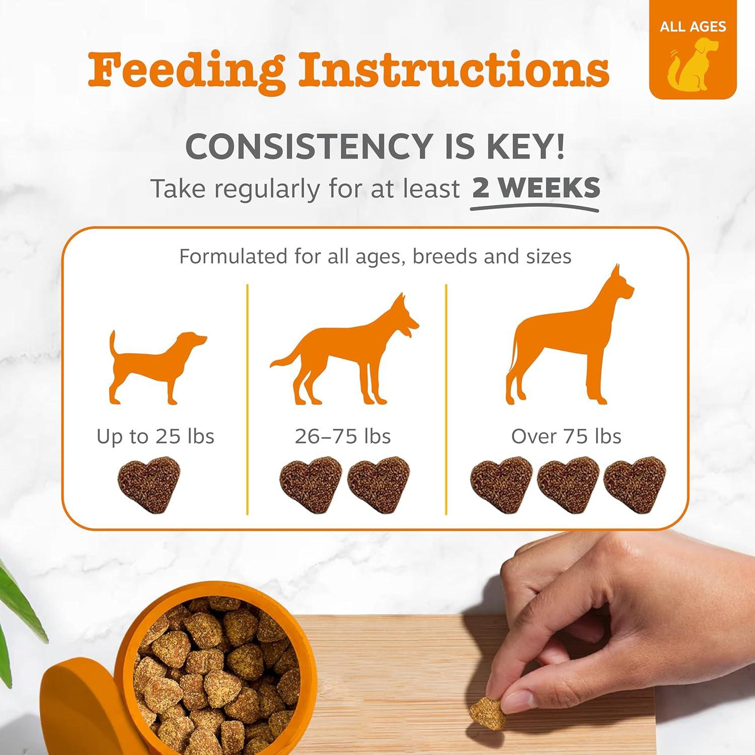 imageZesty Paws Vet Strength Mobility Bites Beef ampamp Bacon Flavor Hip ampamp Joint Support Chews for Dogs with Glucosamine Chondroitin MSM Hyaluronic Acid ampamp Serrazimes  90 CountBacon