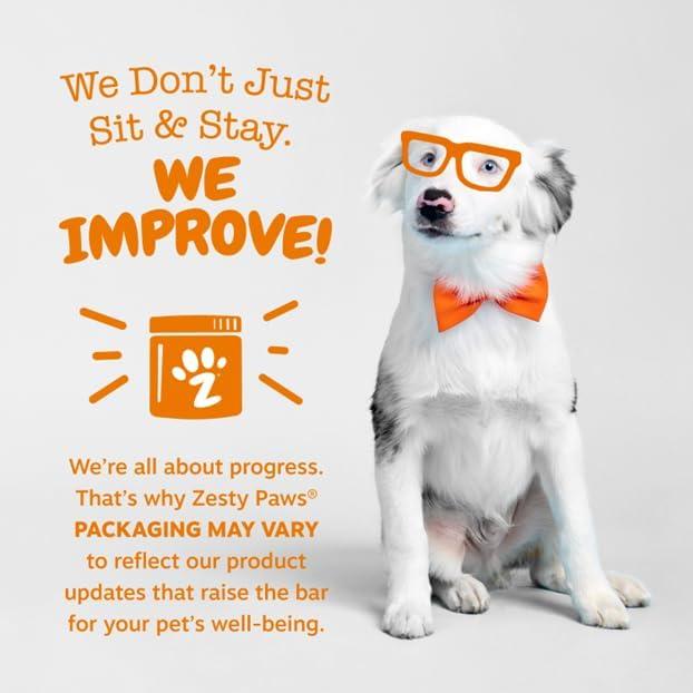 imageZesty Paws Vet Strength Mobility Bites Beef ampamp Bacon Flavor Hip ampamp Joint Support Chews for Dogs with Glucosamine Chondroitin MSM Hyaluronic Acid ampamp Serrazimes  90 CountChicken