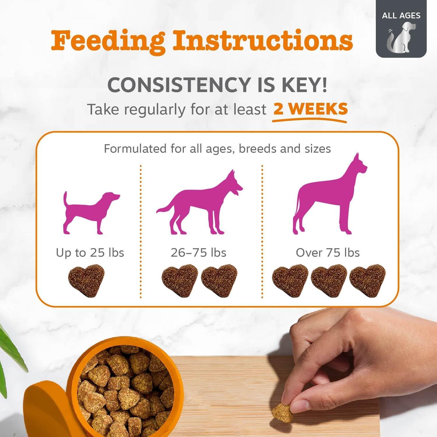 imageZesty Paws Vet Strength Mobility Bites Beef ampamp Bacon Flavor Hip ampamp Joint Support Chews for Dogs with Glucosamine Chondroitin MSM Hyaluronic Acid ampamp Serrazimes  90 CountBeef  Bacon  Vet Strength
