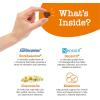imageZesty Paws Advanced Calming Chews for Dogs  for Everyday Stress Relaxation Composure and Separation Turkey 90 CountCat  Bacon