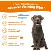 imageZesty Paws Advanced Calming Chews for Dogs  for Everyday Stress Relaxation Composure and Separation Turkey 90 CountTurkey  Melatonin