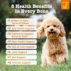 imageZesty Paws Dental Bones  Fights Tartar ampamp Plaque  Gum Teeth ampamp Bone Health  Cinnamon for Dog Breath  Immune Joint Gut Skin ampamp Coat Support  Omega 3 EPA ampamp DHA and Calcium  Large Dogs  24 ct8 Count