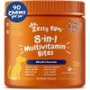 imageZesty Paws Dog Multivitamin Chewable Dog Vitamins and Supplements for Hip ampamp Joints Skin ampamp Coat Omega 3 Fish Oil for Dogs Senior ampamp Puppy Multivitamin  Bison 90ctPeanut Butter