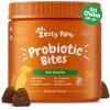 imageZesty Paws Probiotics for Dogs Digestive Enzymes Gut Flora Digestive Health Diarrhea ampamp Bowel Support DE111 Dog Probiotics Soft Chew for Pet Immune System Chicken 90 CtPumpkin