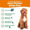 imageZesty Paws Skin ampamp Coat Bites for Dogs  Fish Oil Soft Chews with Omega3 Fatty Acids EPA ampamp DHA  Skin Coat Antioxidant ampamp Immune Support  Hemp  90 CountHemp  Chicken