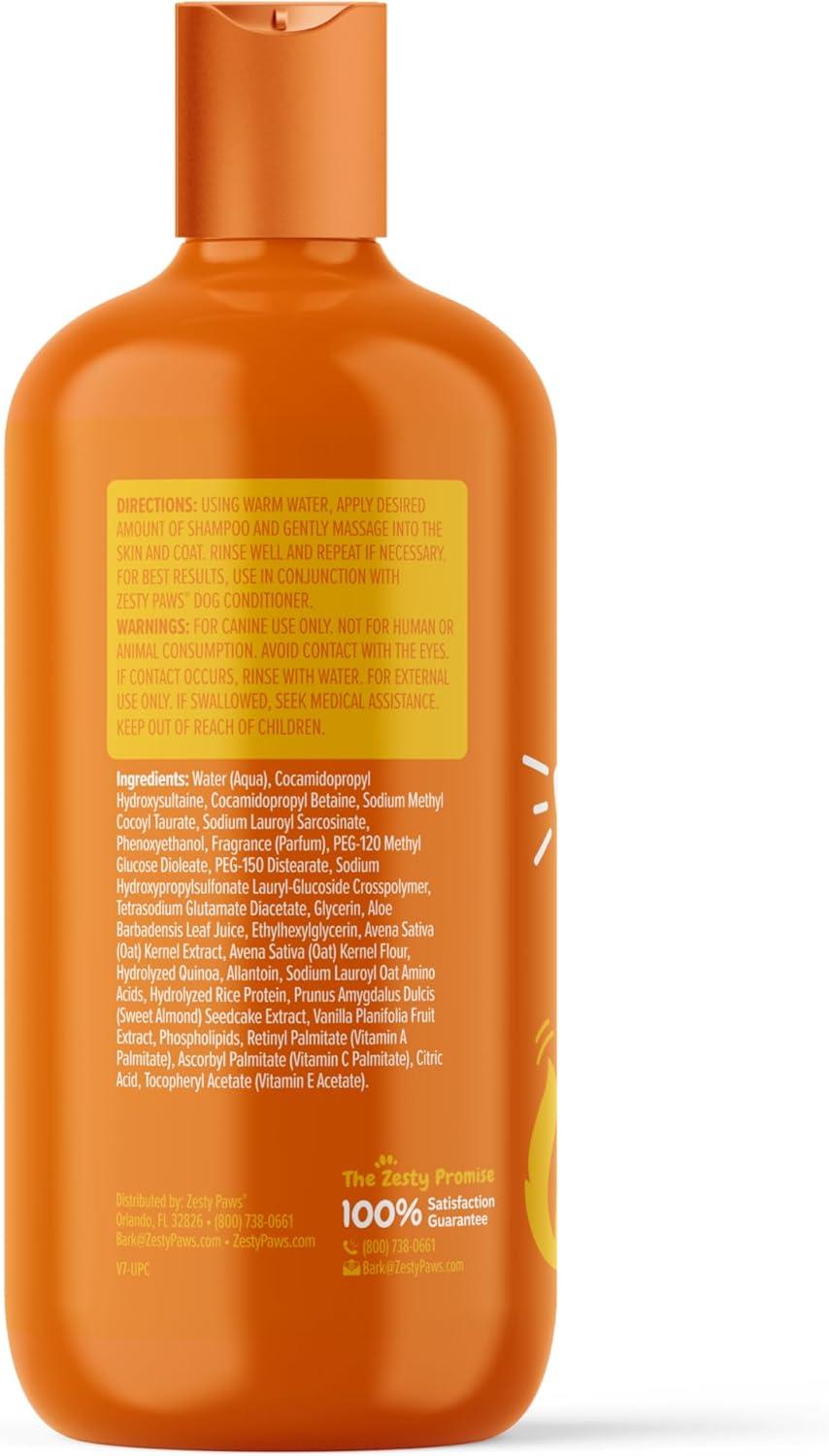 imageDog Shampoo with Oatmeal ampamp Aloe Vera  Grooming Pet Wash for Itchy ampamp Sensitive Skin  Dandruff ampamp Coat  Gentle Anti Itch Formula  Vanilla Bean Scent  16 OZShampoo