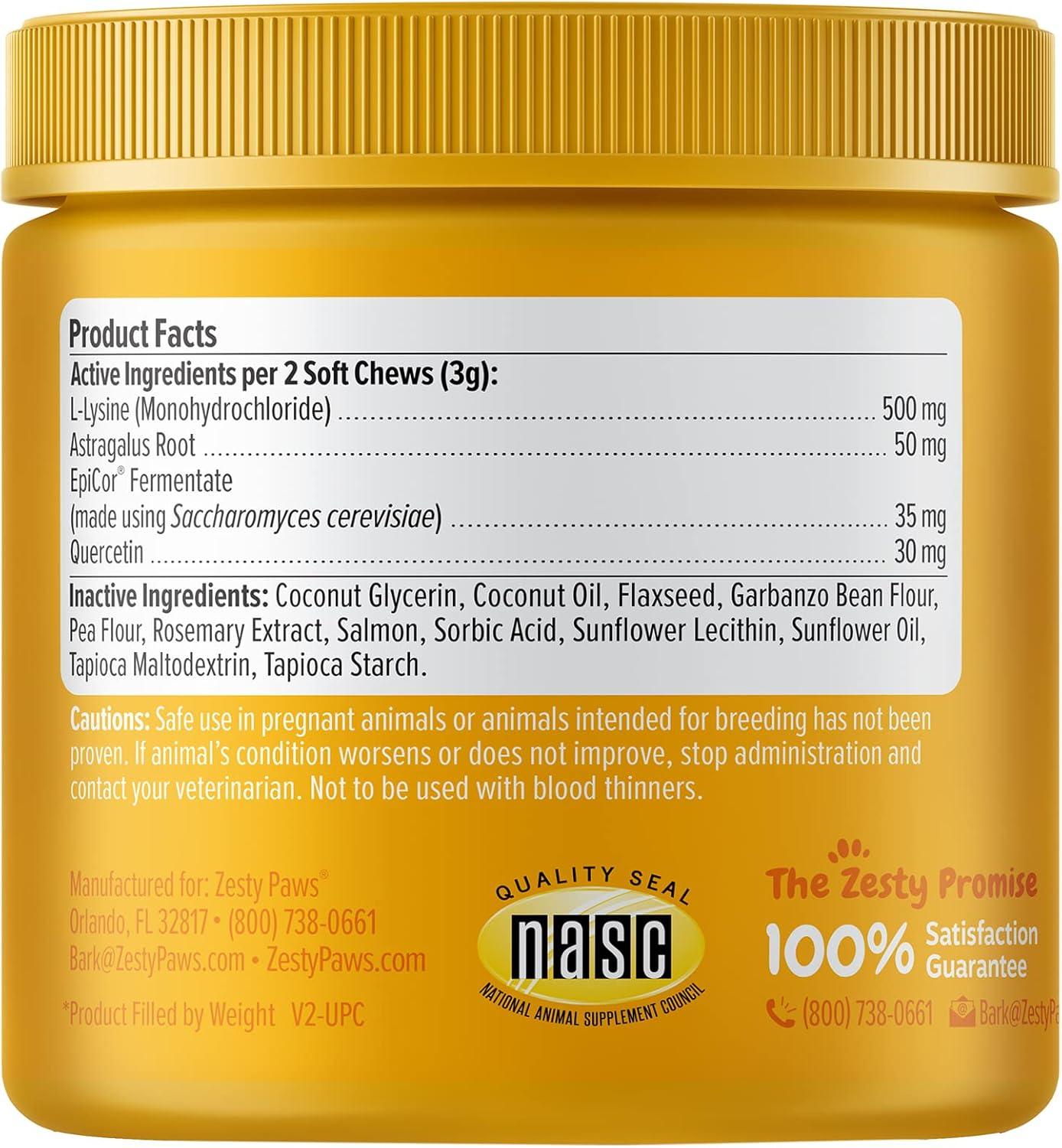 imageZesty Paws Cat Allergy Relief  Anti Itch Supplement  Omega 3 Probiotics  Salmon Oil Digestive Health  Soft Chews for Skin ampamp Seasonal Allergies  with Epicor Pets  Bacon  60 Count