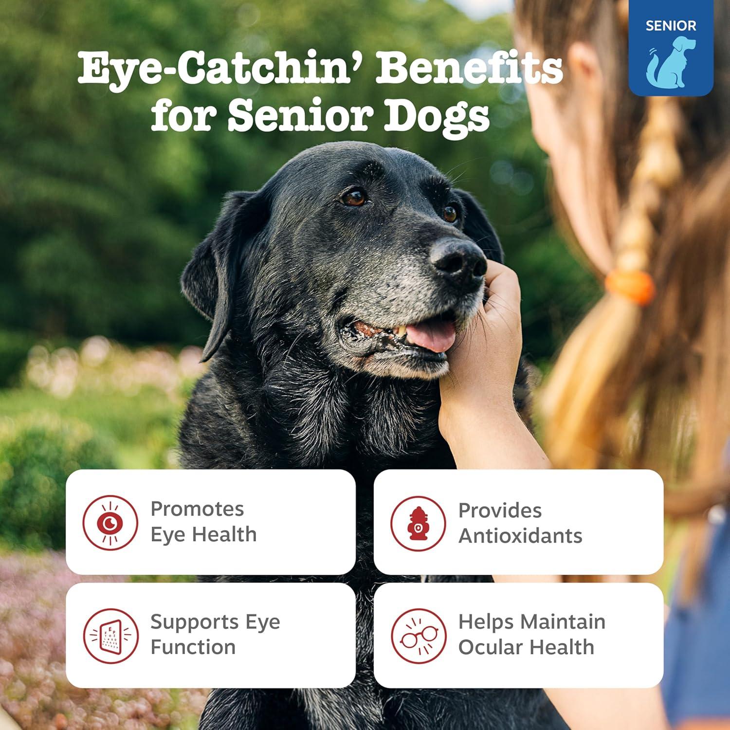 imageZesty Paws Eye Supplement for Dogs  Vision Support with Antioxidants ampamp Omega 3 Fatty Acids  90 Chews90 Count