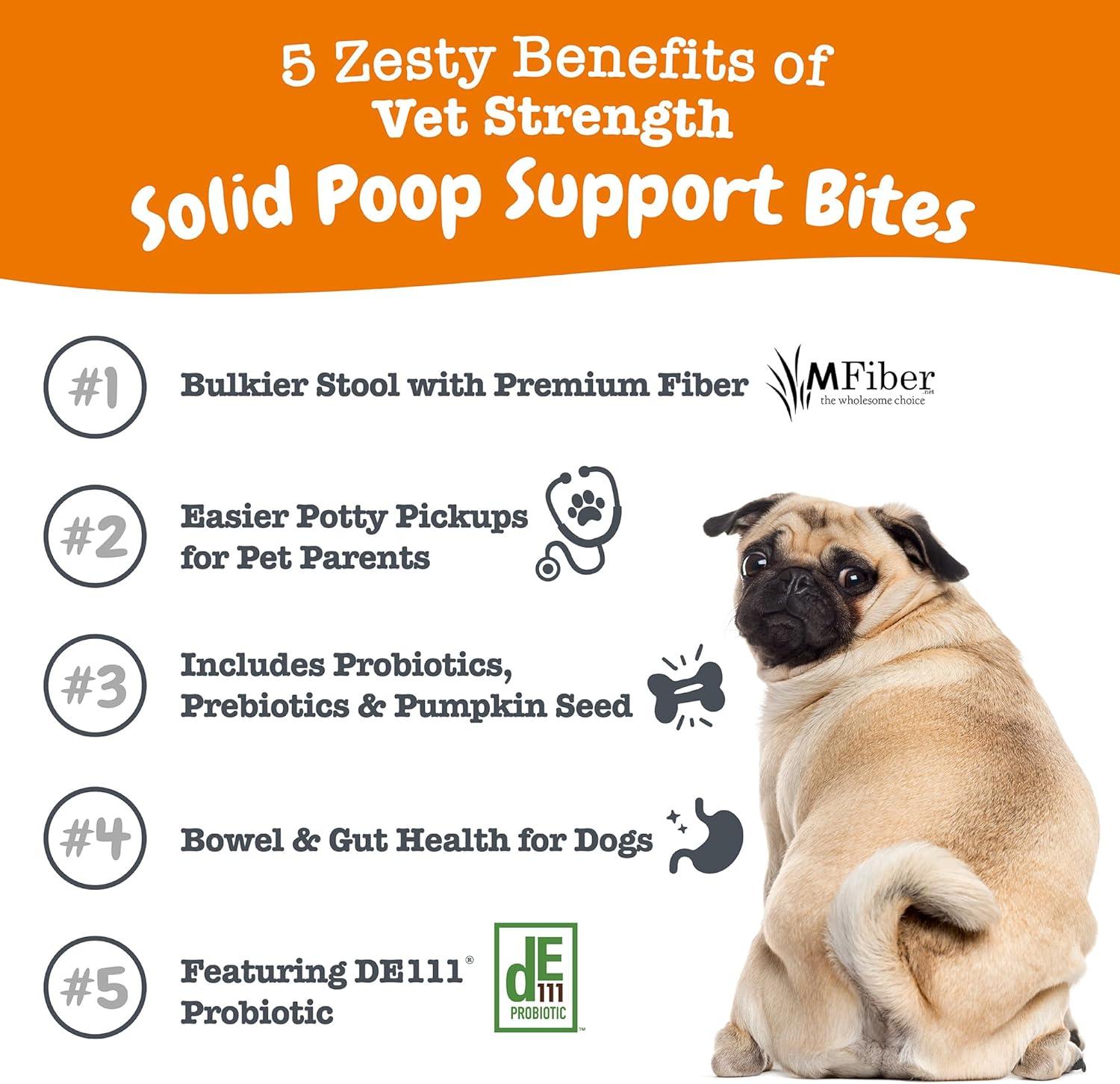 imageZesty Paws Solid Poop Support Bites  Dog Stool Hardener  Pumpkin for Dogs with Prebiotics ampamp Probiotics  Veterinarian Formulated Soft Chews  for Diarrhea Relief  90 CtChicken