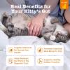 imageZesty Paws Cat Mousse Squeezies Puree Cat Treats for Digestion  with Seaweed Omega Fatty Acids Antioxidants  Support for Digestive Health Cats  Chicken Flavor  18 CountChicken