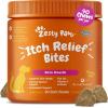 imageZesty Paws Itch Relief for Dogs  Chews for Itching Skin ampamp Coat  Omega3 Fish Oil with EPA ampamp DHA  Dog Allergy Relief Chews Supplement  Vitamin C ampamp E Antioxidant Support  Chicken Flavor  90 CountChicken