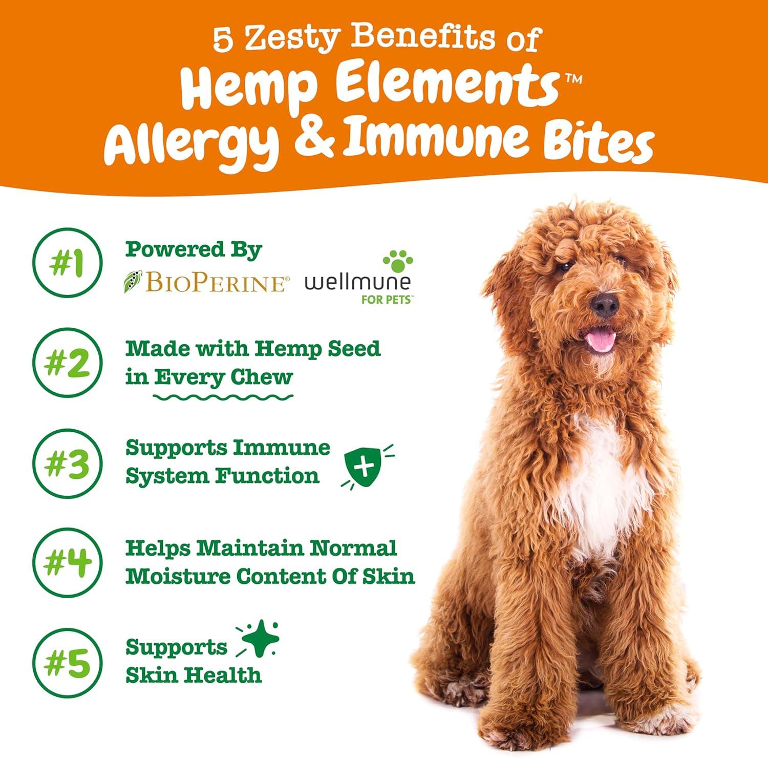 imageZesty Paws Dog Allergy Relief  Anti Itch Supplement  Omega 3 Probiotics for Dogs  Digestive Health  Soft Chews for Skin ampamp Seasonal Allergies  with Epicor Pets  Puppy  Lamb  90 CountHemp
