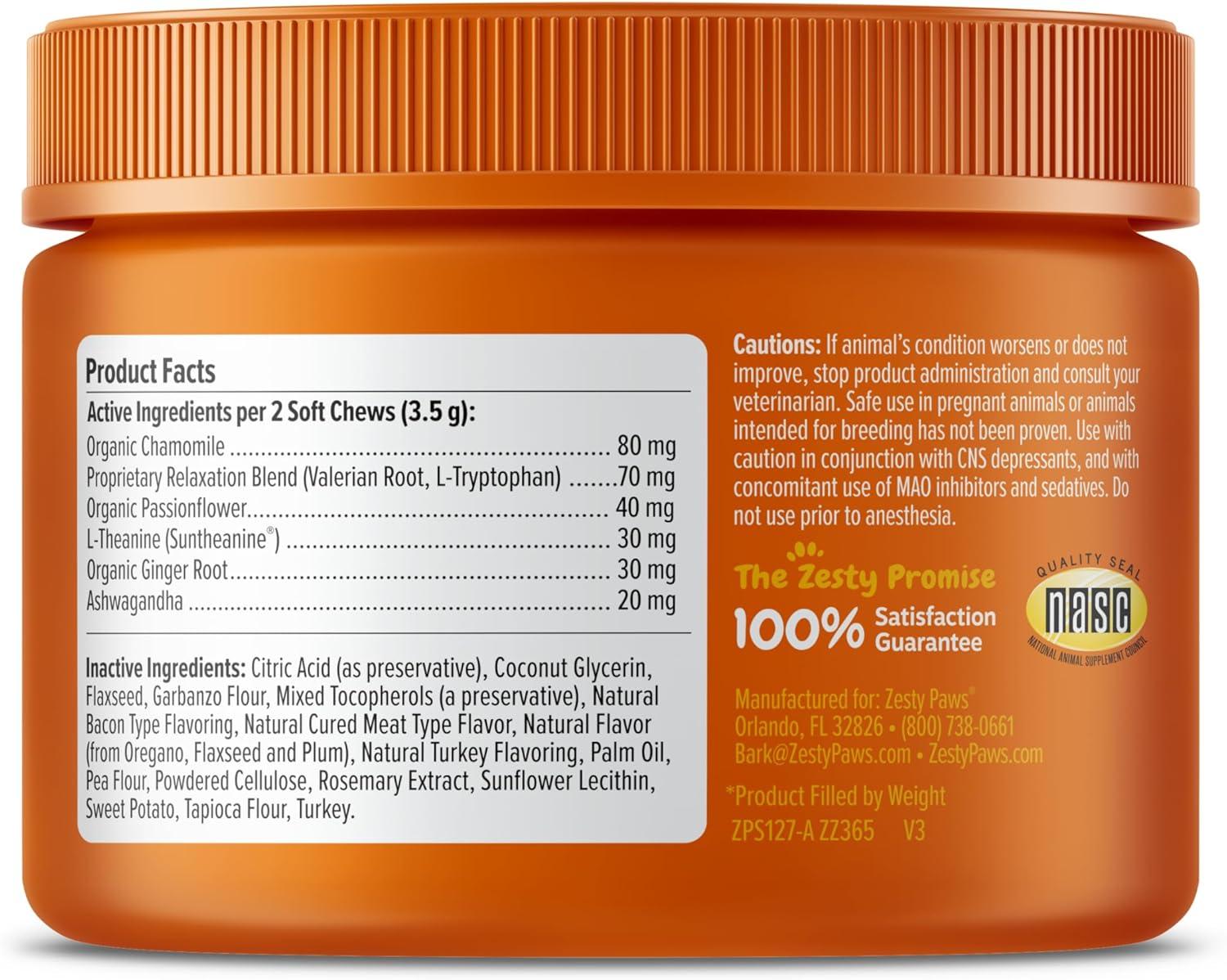 imageZesty Paws Dog Allergy Relief  Anti Itch Supplement  Omega 3 Probiotics for Dogs  Digestive Health  Soft Chews for Skin ampamp Seasonal Allergies  with Epicor Pets  Puppy  Lamb  90 CountLamb  Puppy