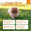 imageZesty Paws Dog Allergy Relief  Anti Itch Supplement  Omega 3 Probiotics for Dogs  Digestive Health  Soft Chews for Skin ampamp Seasonal Allergies  with Epicor Pets  Puppy  Lamb  90 CountLamb  Mini