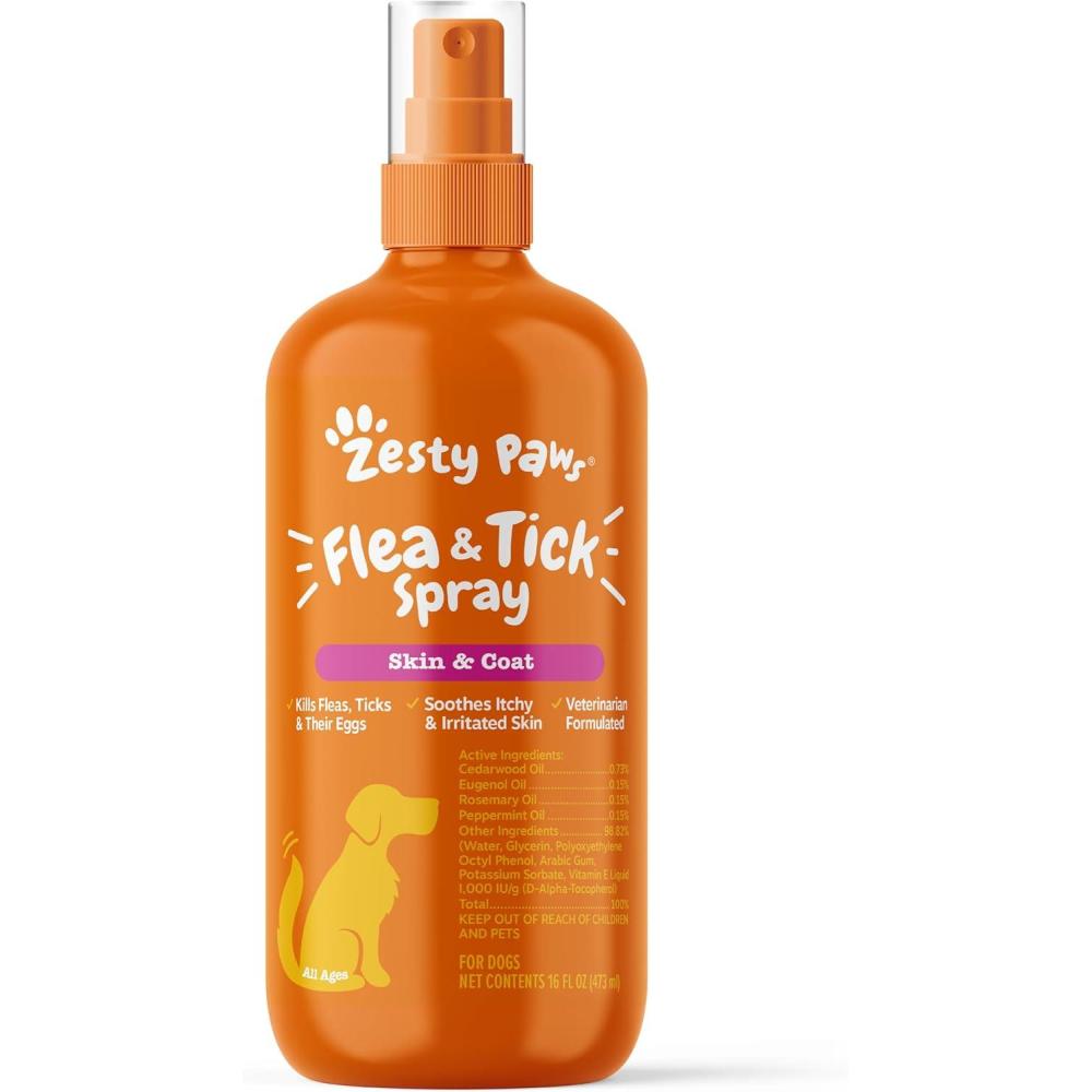 imageDog Shampoo with Oatmeal ampamp Aloe Vera  Grooming Pet Wash for Itchy ampamp Sensitive Skin  Dandruff ampamp Coat  Gentle Anti Itch Formula  Vanilla Bean Scent  16 OZSpray  Flea  Tick