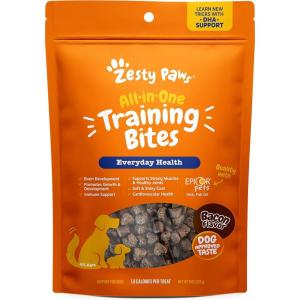 imageZesty Paws Training Treats for Dogs ampamp Puppies  Dog Treats for Training  Healthy Dog Chews for Hip Joint ampamp Muscle Health  for All Breeds and Ages  Bacon Flavor  12ozBacon