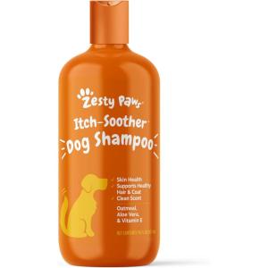 imageZesty Paws Flea and Tick Shampoo for Dogs  Veterinarian Formulated Flea Shampoo for Dogs to Kill Fleas Ticks ampamp Their Eggs  Soothes Itchy ampamp Irritated Dog Skin  Cedarwood Rosemary ampamp Peppermint OilShampoo