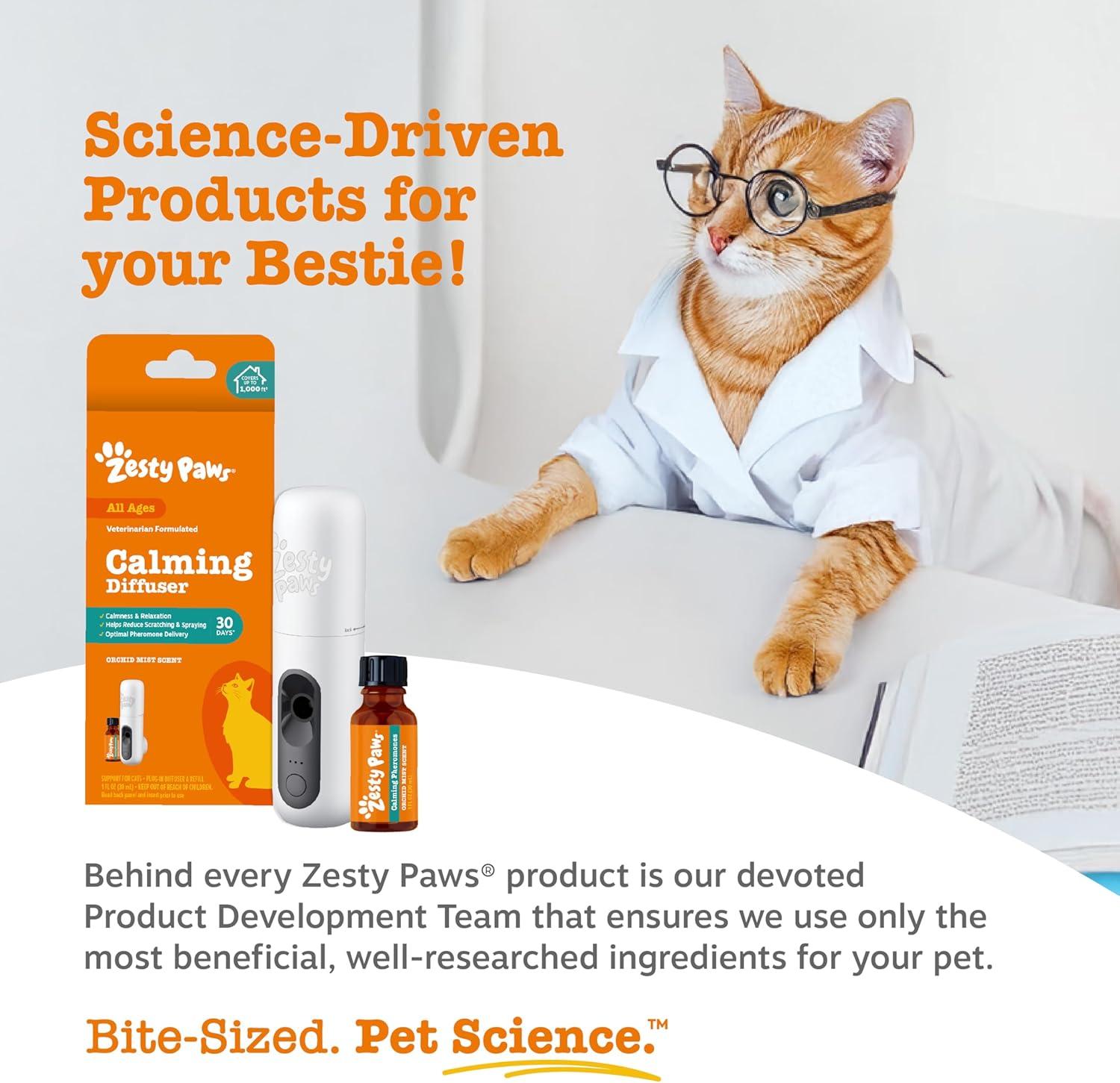 imageZesty Paws 30 Day Cat Pheromones Calming Diffuser Plugin Starter Kit  Cat Calming Diffuser for Cats with Stress Urine Spraying Scratching Excessive Grooming ampamp Aggression  TrialTrial Size