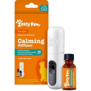 imageZesty Paws 30 Day Cat Pheromones Calming Diffuser Plugin Starter Kit  Cat Calming Diffuser for Cats with Stress Urine Spraying Scratching Excessive Grooming ampamp Aggression  TrialTrial Size