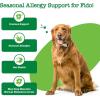 imageZesty Paws Allergy Immune Soft Chews  Hemp Seed for Dogs  with Turmeric Cod Liver Fish Oil Beta Glucan Vitamin C amp Quercetin  Supports Dog Immune System Function  Seasonal Allergies  90 Chews