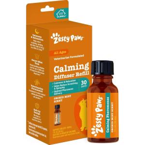 imageZesty Paws 30 Day Cat Pheromones Calming Diffuser Plugin Starter Kit  Cat Calming Diffuser for Cats with Stress Urine Spraying Scratching Excessive Grooming amp Aggression  Starter Kit1 Pack Refill