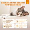 imageZesty Paws Omega Cat Mousse Squeezable Cat Treats  with Seaweed Omega Fatty Acids Antioxidants Vitamins amp Minerals  Skin amp Coat Support for Cats  Tuna Fish Flavor  18 Count Pack of 2Calming
