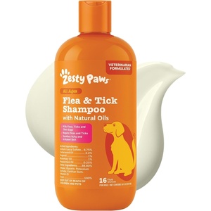 image:imageZesty Paws Flea and Tick Prevention for Dogs Chewable  Prevention Protection amp Repellent  Dog Supplement to Kill amp Control Fleas amp Ticks  Roast Chicken Flavor 90 CtFlea  Tick Shampoo