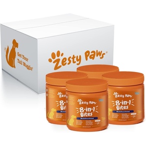 image:image8in1 Multifunctional Supplements for Dogs  Glucosamine Chondroitin for Joint Support with Probiotics for Gut amp Immune Health  Omega Fish Oil Antioxidants for Skin amp Heart Health  90ct 4 Pack