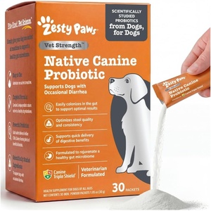 image:imageZesty Paws Native Canine Probiotic  for Occasional Diarrhea  Digestive Health Gut Flora amp Immune System Support  Scientifically Studied amp Veterinarian Formulated Probiotics for Dogs  30 PacketsNative Canine 30ct